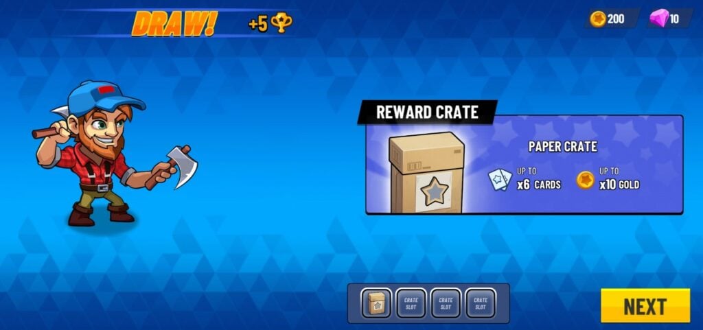 Reward crate